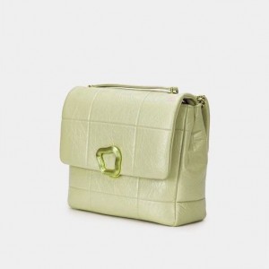 Songmont Large Chocolate Borse Crossbody Menta | ITALIA 21305