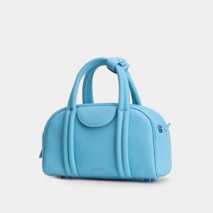 Songmont Small Bowling Borse Crossbody Blu Chiaro | ITALIA 95621