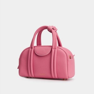 Songmont Small Bowling Borse Crossbody Rosa | ITALIA 89524