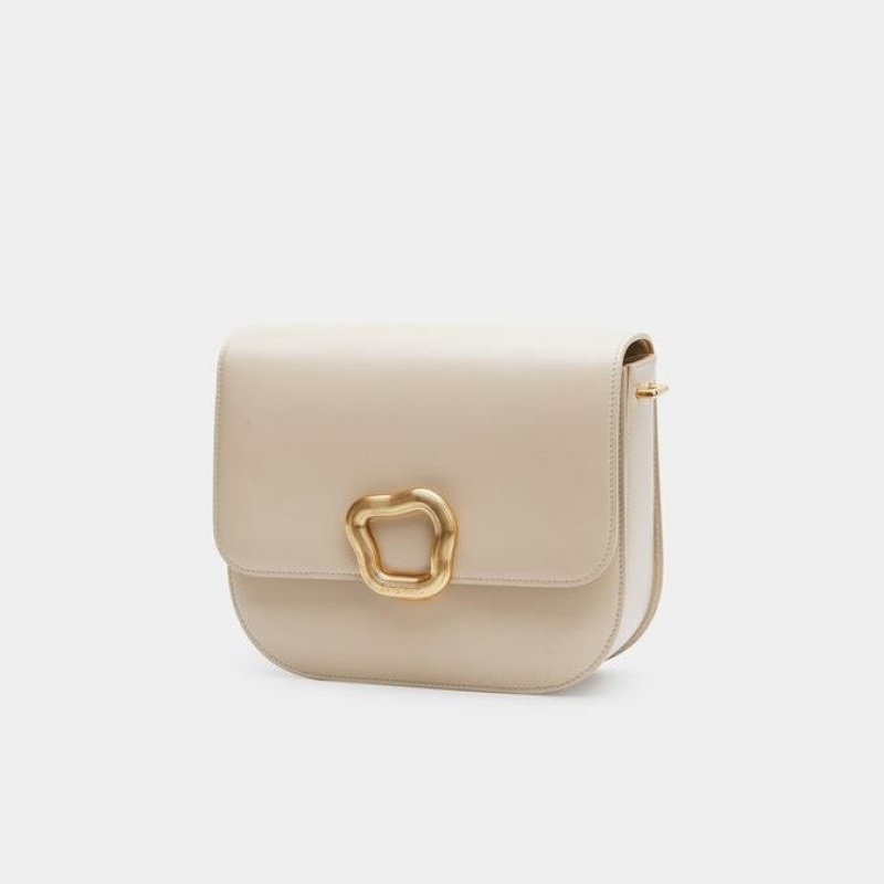 Songmont Large Reset Tofu Borse Crossbody Bianche | ITALIA 84637