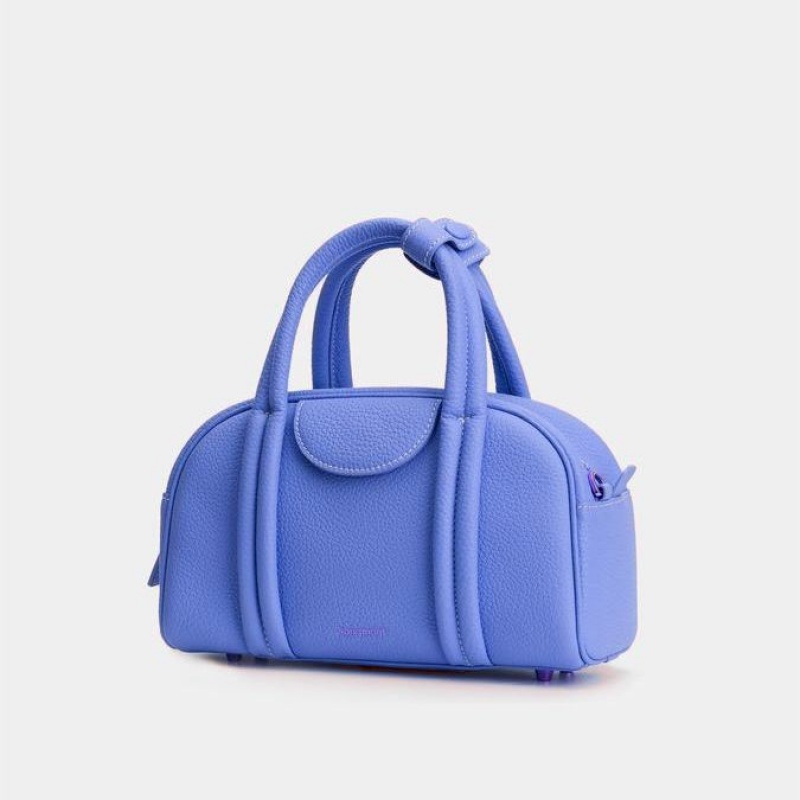 Songmont Small Bowling Borse Crossbody Blu | ITALIA 15304