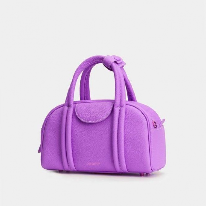 Songmont Small Bowling Borse Crossbody Lavanda | ITALIA 42365