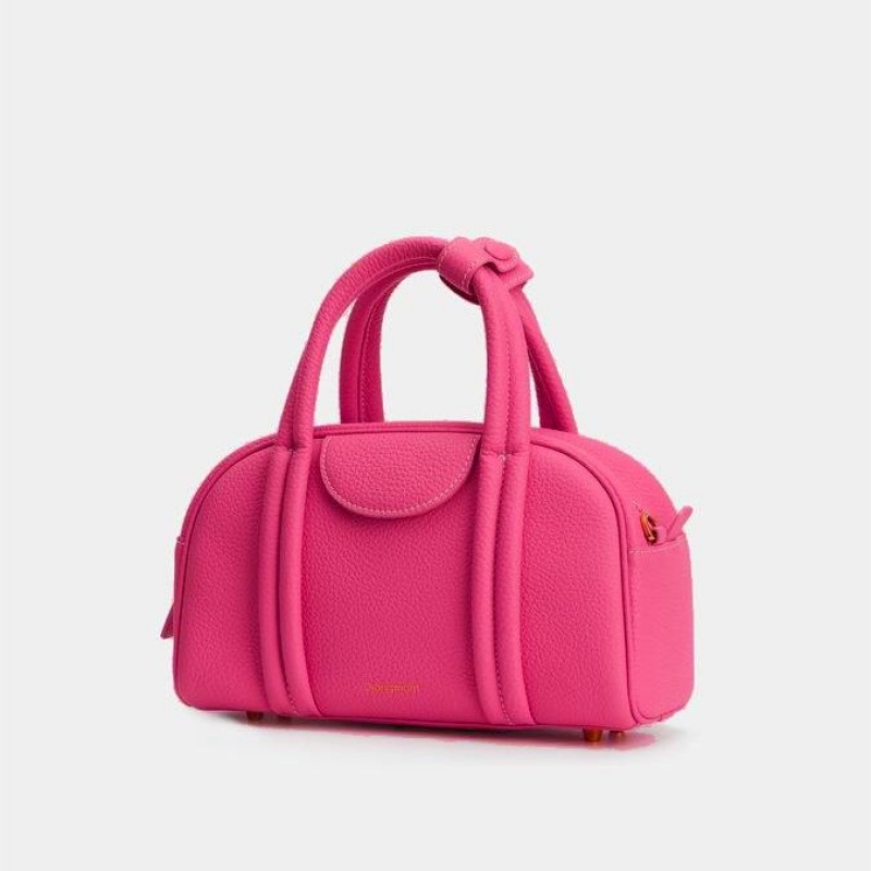 Songmont Small Bowling Borse Crossbody Rosa | ITALIA 47065